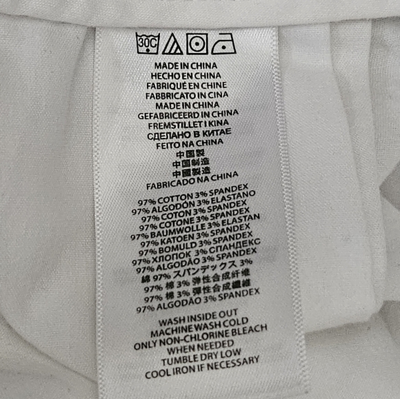 Michael kors white roll up shorts with belt size 4 - Picture 9 of 10